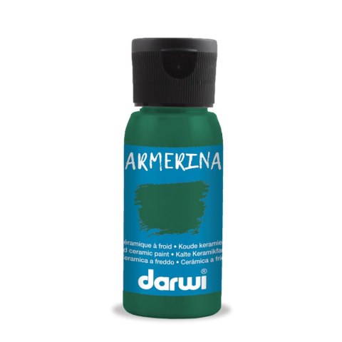 Farba do Ceramiki 50 ml Ciemno Zielona