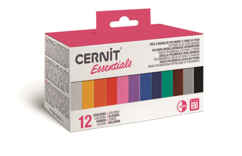 Modelina Cernit Kolory Podstawowe 12x25g